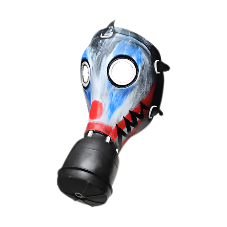 Clown/Zombie Gas Mask By Blo