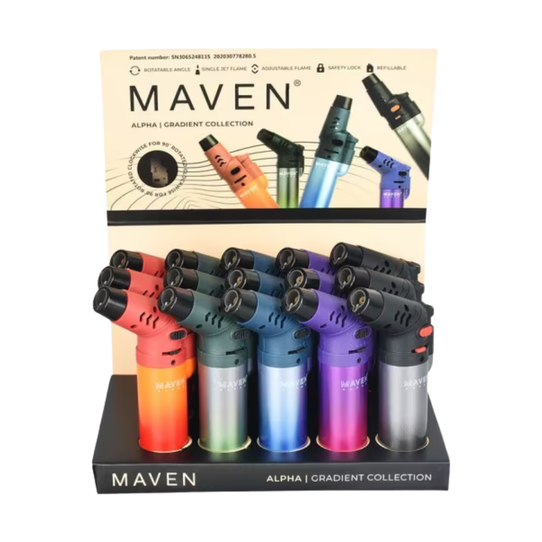Maven Alpha + Torch 15Pc/Display - Gradient