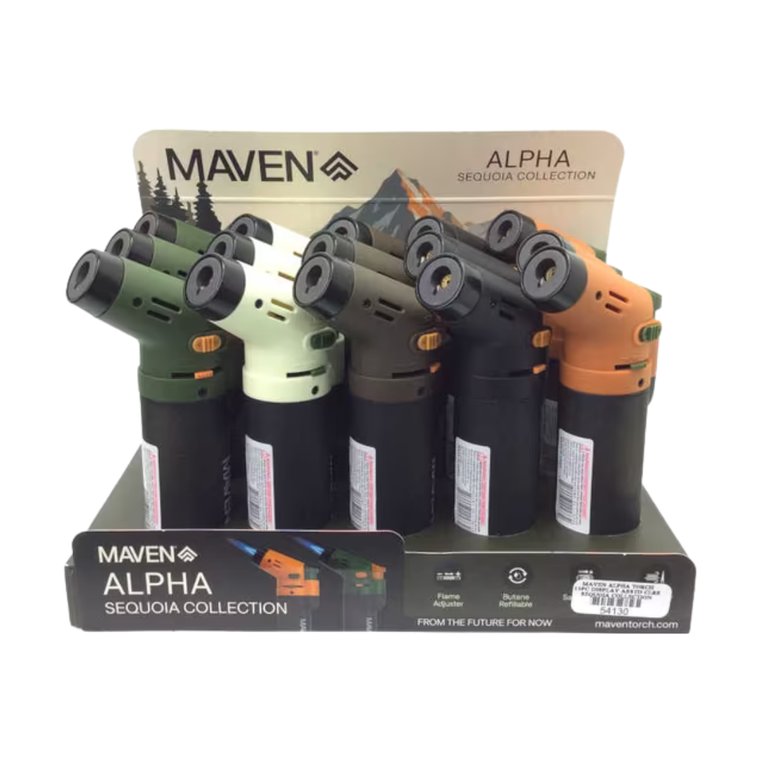Maven Alpha Mini Torch 15Pc/Display - Sequoia