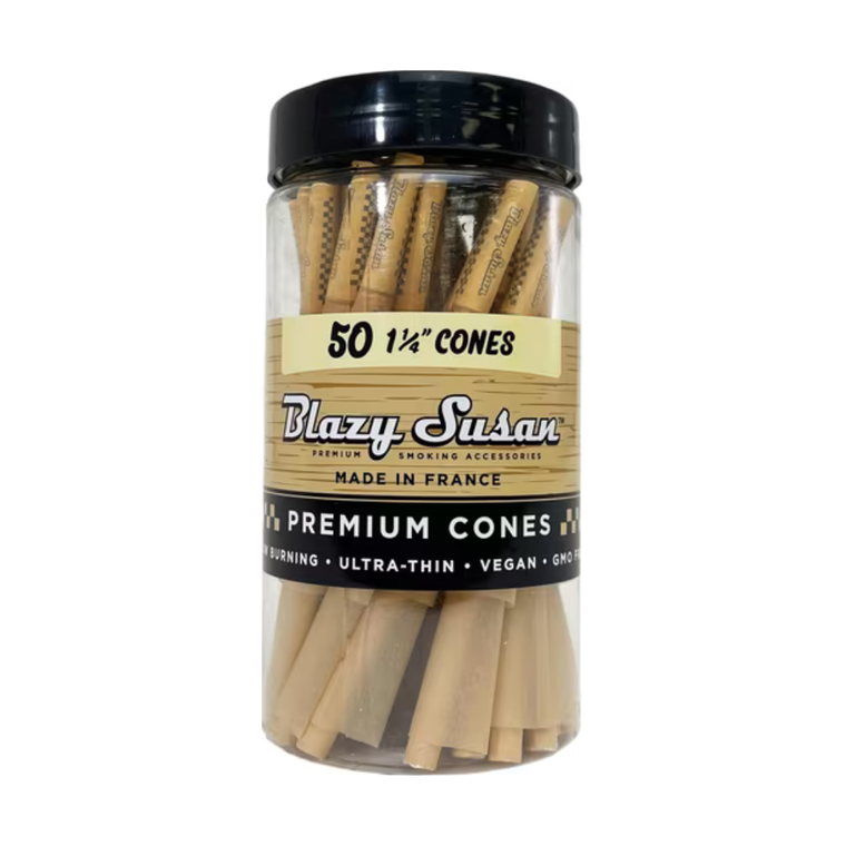 Blazy Susan Brown Cones 1 1/4 Jar 50Ct