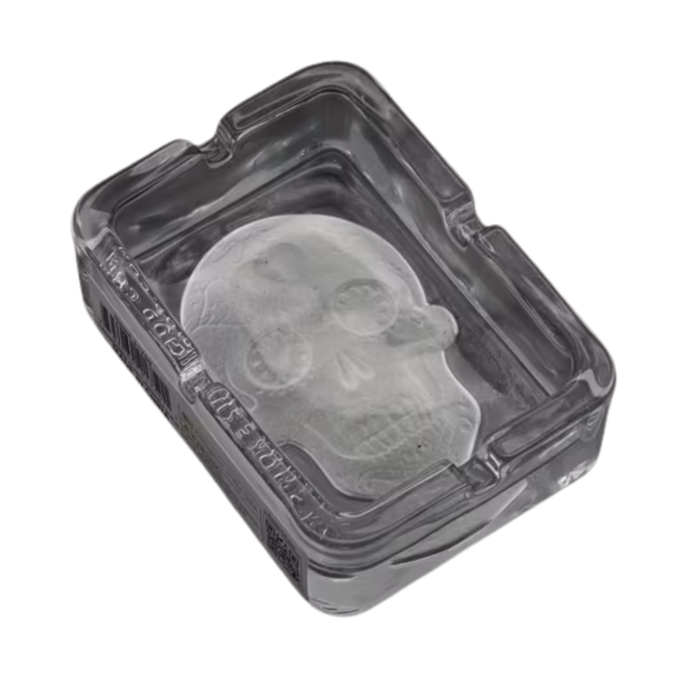 Smoke Zilla - Glow in the Dark Heavy Ashtray - Skull Design