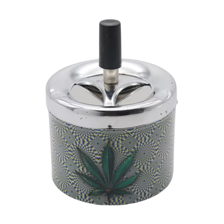 Spinning Ashtray - Leaf Design