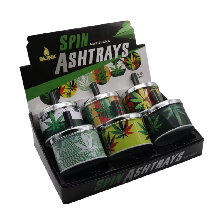 Blink - Spin Ashtray - Box #1 - Rasta Designs - 6ct Display