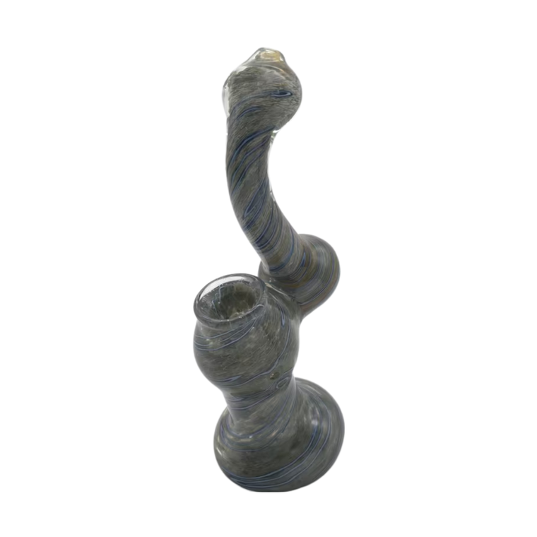 7.5" Frit Swirl Art Bubbler