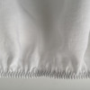 Optic White Belgian linen fitted sheet from real flax