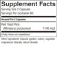 Nature's Sunshine Red Yeast Rice 120 Capsules #558-Ingredients