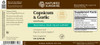 Nature's Sunshine Capsicum & Garlic W/Parsley 100 Capsules, Ingredients
