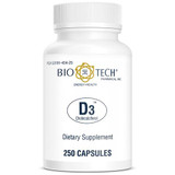 BIO-TECH D3-1,000 Cholecalciferol 250 Capsules 