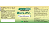 Foster Regal Relax AM-PM Ingredients #6061 90 Tablets Label