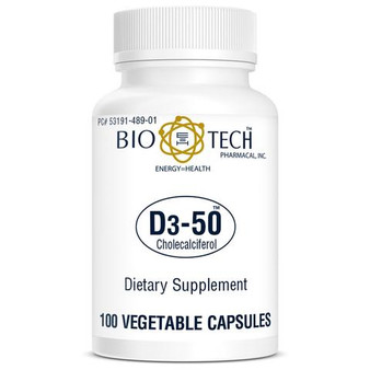 Bio-Tech D3 50,000IU 100 VC, Functions As A Hormone