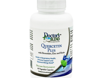 Doctor's Blend Quercetin Plus with Bromelain, Zinc and Rutin 60 Vegetable Capsules #2222