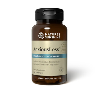 Nature's Sunshine AnxiousLess 30 Capsules