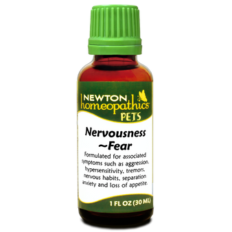 Newton Labs Homeopathics Pets Nervousness~Fear 1 oz