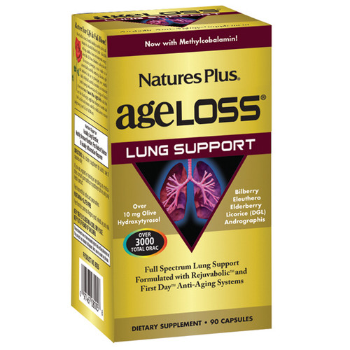 Nature's Plus AgeLoss Lung Support 90 VCapsules #8005