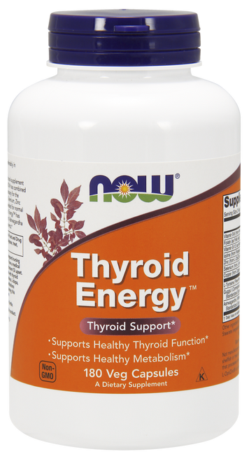 Now Foods Thyroid Energy 180 Veg Capsules #3369