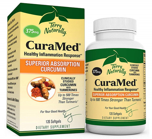 Terry Naturally CuraMed 375mg 120 Softgels (40202)