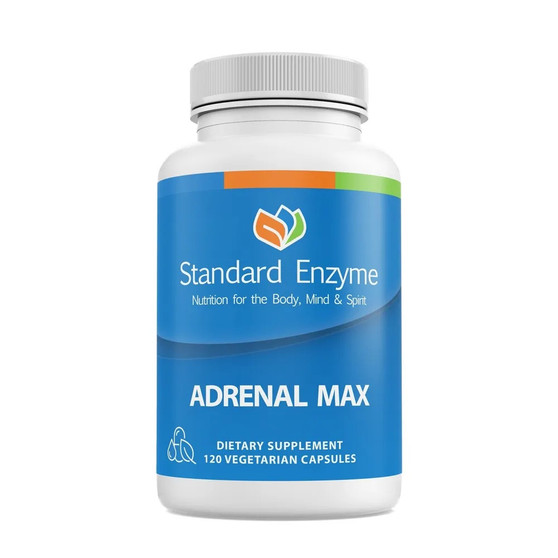 Standard Enzyme Adrenal Max 120 vegetarian capsules,  