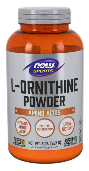 Now Foods L-Ornithine HCl-Vegetarian 8 oz #0250