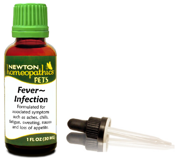 Newton Labs Homeopathics Pets Fever-Infection 1oz Liquid With Dropper