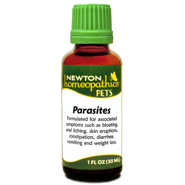 Newton Labs Homeopathics Pets Parasites 1 Oz Liquid