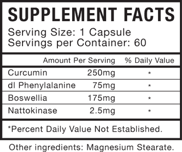 Oxylife Phenocane 60 Capsules, Ingredients