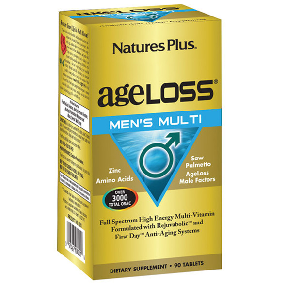 Nature's Plus Ageloss Men's Multi 90 Tabs #8001