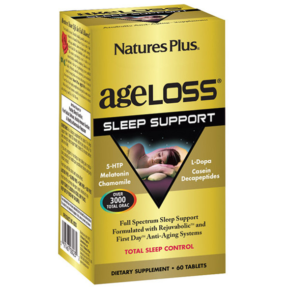Nature's Plus Ageloss Sleep Support 60 Tablets 8023 Nature's Plus Ageloss Sleep Support 60 Tablets 8023