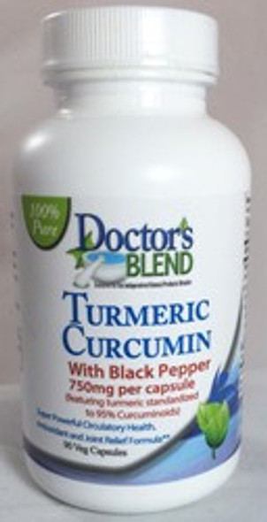 Doctor's Blend Turmeric Curcumin 90 Veggie Capsules
