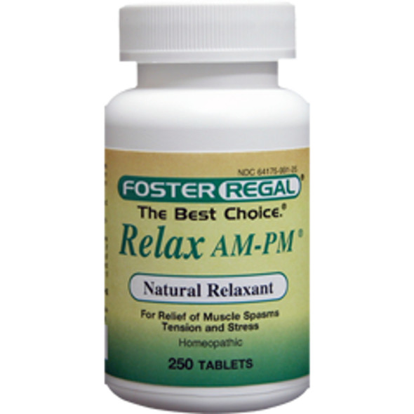 Foster Regal Relax AM-PM 250 Tabs #6062, Leg Cramps, Restless Leg Syndrome
