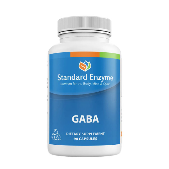 Standard Enzyme GABA 500 mg 90 Capsules