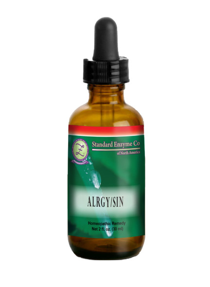 Standard Enzyme Alrgy-Sin 2oz Liquid Old Bottle