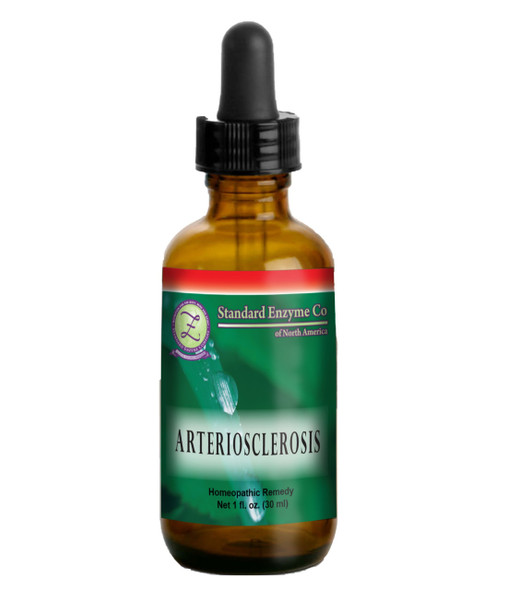 Standard Enzyme Arteriosclerosis 1oz Liquid Old Bottle