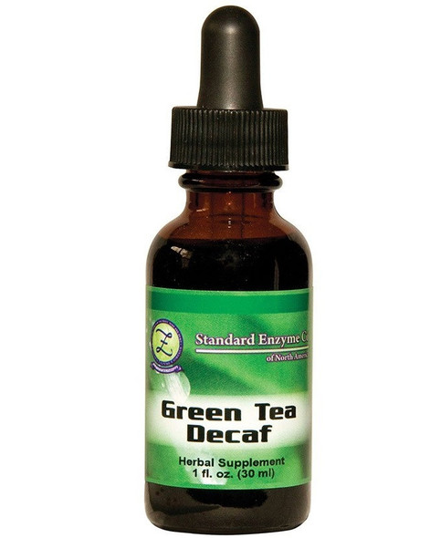 Standard Enzyme Green Tea Decaf Old bottle