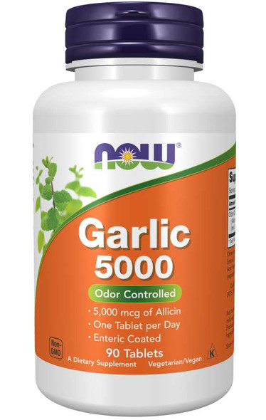 Now Foods Garlic 5000 90 Tablets #1814