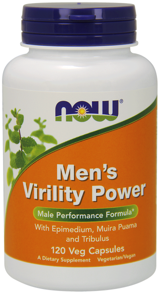 Now Foods Men's Virility Power 120 Capsules #3329