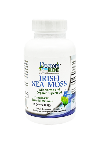 Doctor's Blend IRISH SEA MOSS 60 Capsules #7210