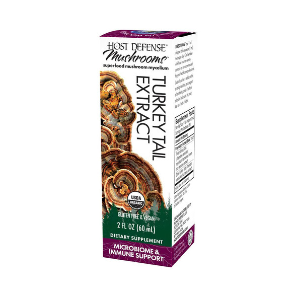 Host Defense Turkey Tail 2oz Extract Host Defense Turkey Tail 2oz Extract