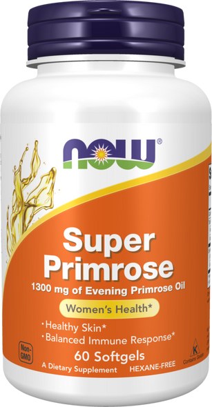 Now Foods Super Primrose Oil 120 Capsules