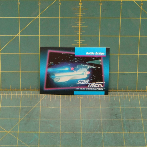 Star Trek The Next Generation 1992 Trading Card #52 Battle Bridge
