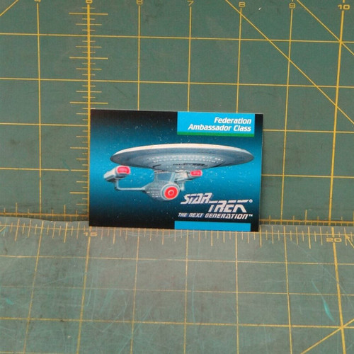 Star Trek The Next Generation 1992 Trading Card #39 Federation Ambassador Class