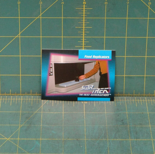 Star Trek The Next Generation 1992 Trading Card #60 Food Replicators