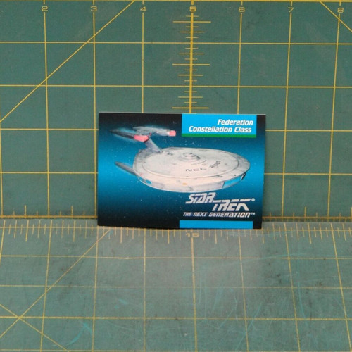 Star Trek The Next Generation Trading Card #42 Federation Constellation Class