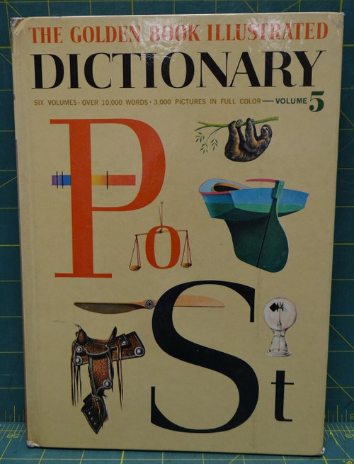 The Golden Book Illustrated Dictionary Volume 5 Po-St