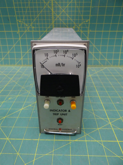 General Electric mR/hr Roentgen Indicator & Trip Unit PN: 129B2802G4