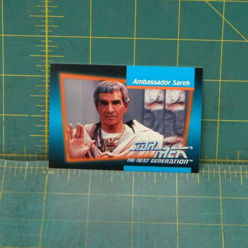Star Trek The Next Generation 1992 Trading Card #23 Ambassador Sarek