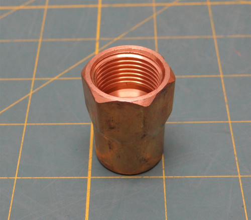 Brass Adapter Coupling 1/2" NPT x 5/8" O.D. 
