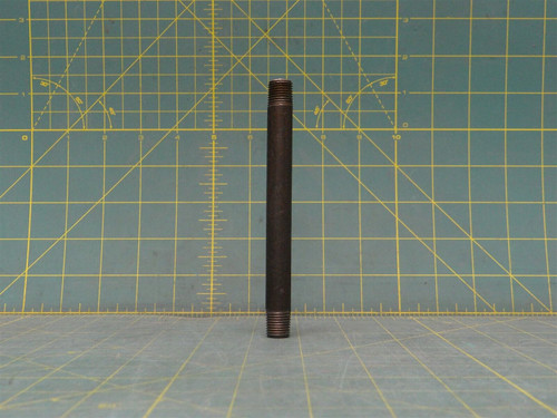 1/4" x 5 1/2" Pipe Fitting Nipple Male NPT Stainless Steel Tapered Schedule 80