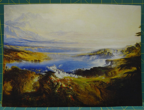 Painting No. 21 The Plains of Heaven by John Martin 13-3/8" x 9-3/4" Lithograph