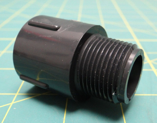 Charlotte USA 836-007 Rounded Male Adapter 3/4" MNPT x Slip Socket PVC