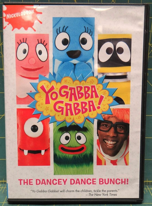 Yo Gabba Gabba! The Dancey Dance Bunch! (2008 DVD) Nickelodeon Kids Educational